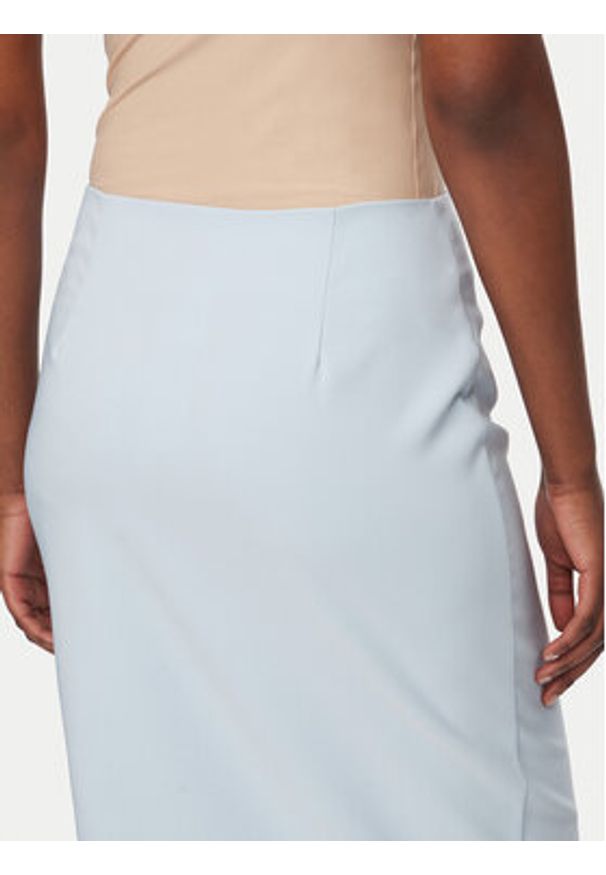 Rinascimento Spódnica ołówkowa CFC0127985003 Błękitny Slim Fit. Kolor: niebieski. Materiał: syntetyk