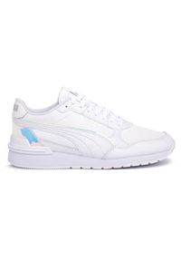 Buty do chodzenia damskie Puma 01 St Runner V4 Jr. Kolor: biały. Materiał: materiał, syntetyk. Szerokość cholewki: normalna. Sport: turystyka piesza