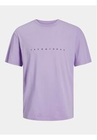 Jack & Jones - Jack&Jones T-Shirt Star 12234746 Fioletowy Relaxed Fit. Kolor: fioletowy. Materiał: bawełna #5