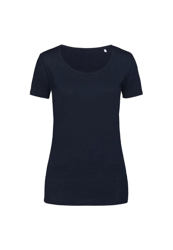 Stedman - Koszulka Damska Finest Cotton T-shirt. Kolor: niebieski. Sport: turystyka piesza
