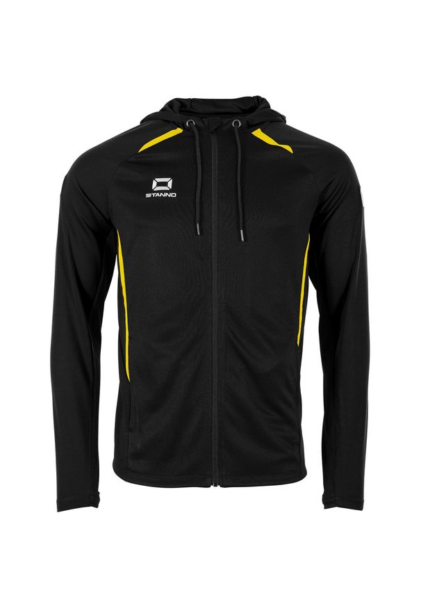 STANNO - Dziecięca bluza dresowa z zamkiem błyskawicznym Stanno Stadio. Kolor: wielokolorowy, żółty, czarny. Materiał: dresówka. Sport: fitness