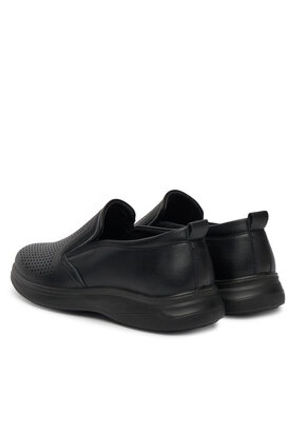 Lanetti Półbuty MSS20518-05 Czarny. Kolor: czarny. Materiał: materiał