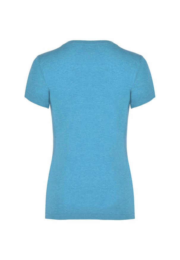 ROLY - Damska Koszulka Z Krótkim Rękawem Fox Heather Z Krótkim Rękawem. Kolor: niebieski. Długość rękawa: krótki rękaw. Długość: krótkie. Sport: turystyka piesza