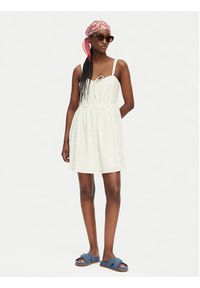Billabong Sukienka letnia Romantic Vibes EBJWD00155 Kremowy Regular Fit. Kolor: kremowy. Materiał: bawełna. Sezon: lato #4