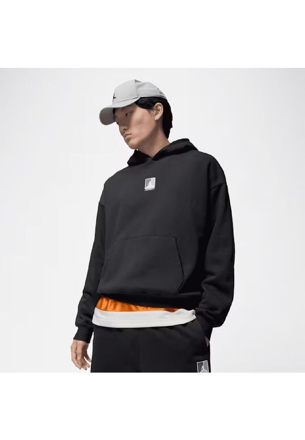 Bluza z kapturem Air Jordan Brooklyn Fleece Graphic Pullover HV0544-010. Typ kołnierza: kaptur. Kolor: czarny. Sport: koszykówka