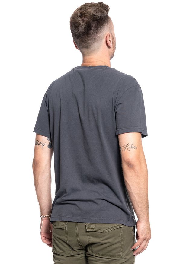 Lee - MĘSKI T-SHIRT LEE BIKER TEE RELAXED FIT WASHED BLACK L60CFEON 112113283
