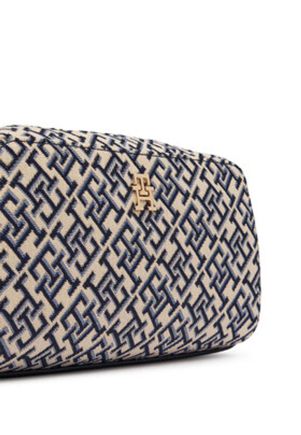 TOMMY HILFIGER - Tommy Hilfiger Torebka Th Grace Camera Bag Jacquard AW0AW18864 Granatowy. Kolor: niebieski
