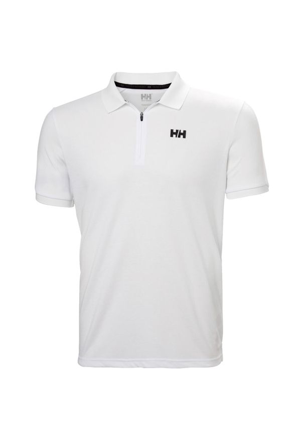 Koszulka polo z zamkiem błyskawicznym 1/2 Helly Hansen HP. Typ kołnierza: polo. Kolor: biały. Styl: klasyczny
