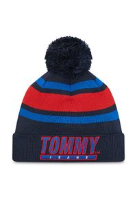 Czapka Tommy Jeans. Kolor: niebieski