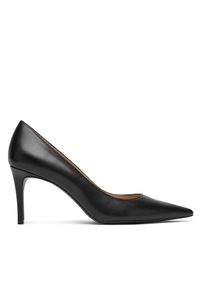 Stuart Weitzman Szpilki Stuart Power 75 SK328 Czarny. Kolor: czarny. Materiał: skóra. Obcas: na szpilce