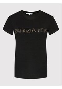 Patrizia Pepe T-Shirt CM1419/J013-K103 Czarny Regular Fit. Kolor: czarny. Materiał: wiskoza #3