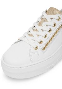 Rieker Sneakersy M1921-80 Biały. Kolor: biały. Materiał: skóra #4