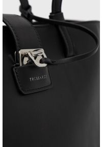 Trussardi Jeans - Trussardi Torebka kolor czarny. Kolor: czarny. Rodzaj torebki: na ramię #4