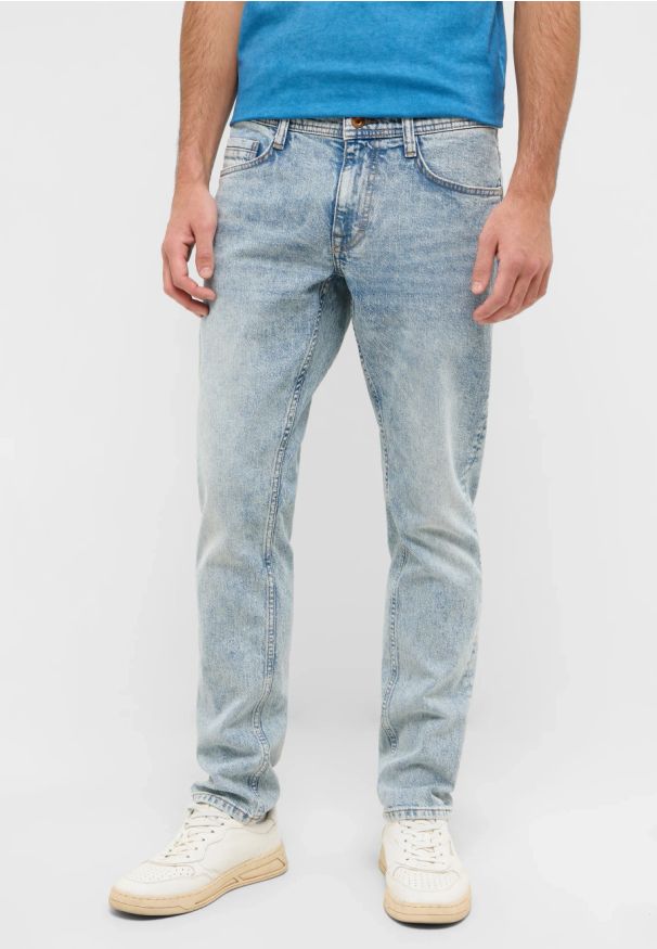 Męskie Spodnie jeansowe Mustang Style Oregon Slim Denim Blue 1016430 5000 413