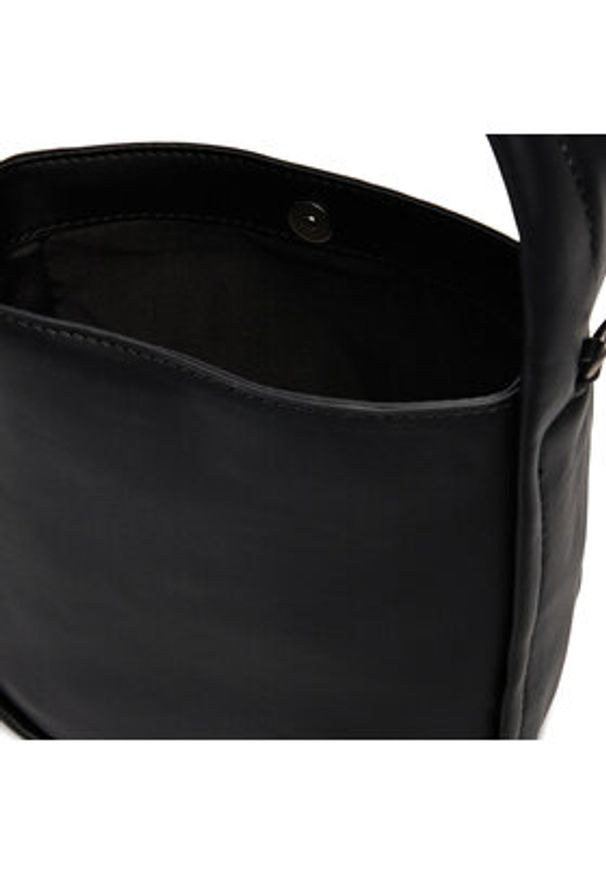 Calvin Klein Jeans Torebka K60K612249 Czarny. Kolor: czarny. Materiał: skórzane