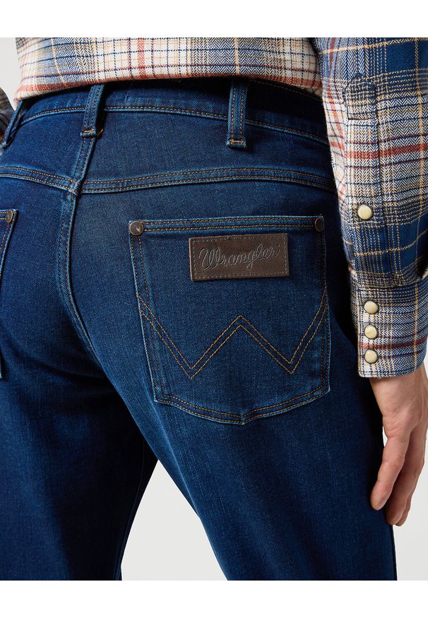 Wrangler - WRANGLER MĘSKIE SPODNIE JEANSOWE GREENSBORO SUNSET RINSE 112357414 W15Q008820