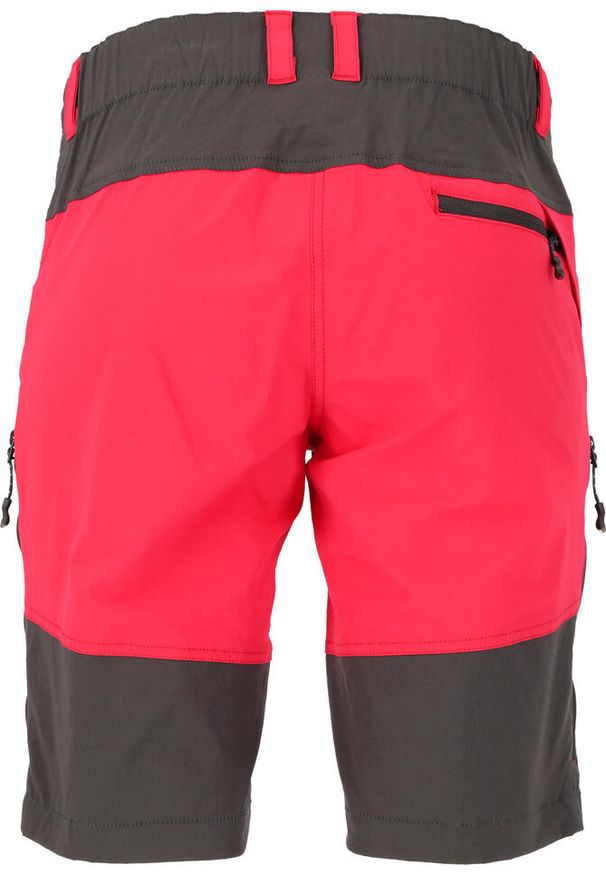 Spodenki trekkingowe damskie Whistler Kodiak. Kolor: czerwony, wielokolorowy, szary