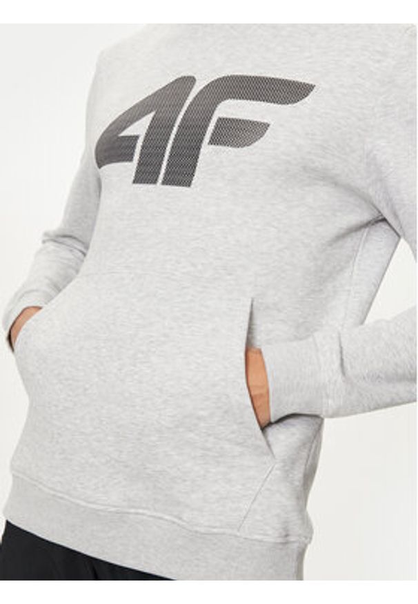 4f - 4F Bluza 4FWMM00TSWSM1464 Szary Regular Fit. Kolor: szary. Materiał: bawełna