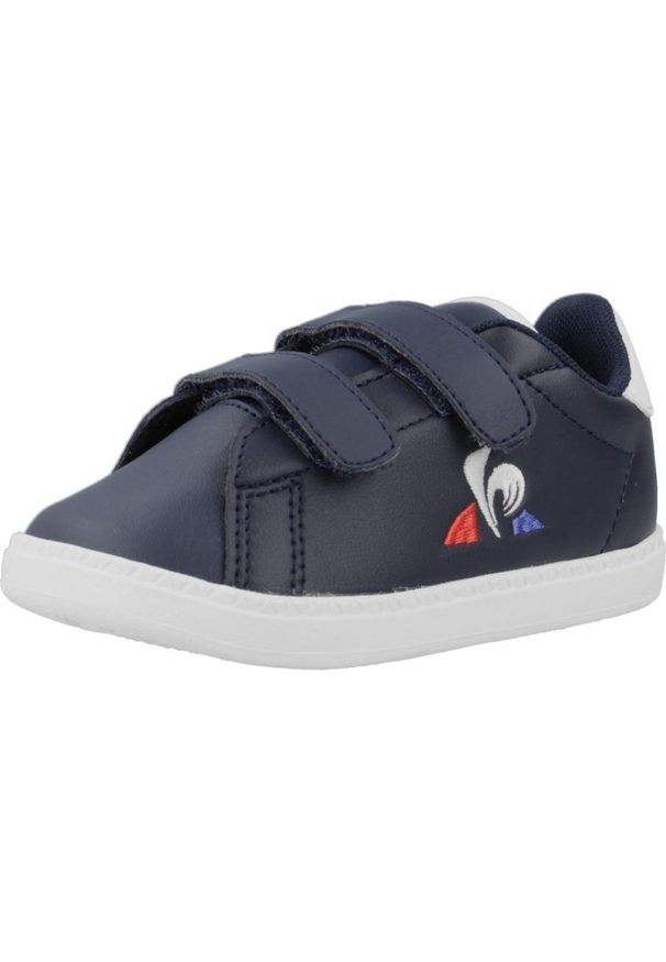 Le Coq Sportif - Buty LE COQ SPORTIF COURTSET_2 INF Niebieski. Kolor: niebieski. Materiał: tkanina, skóra, syntetyk. Sport: turystyka piesza