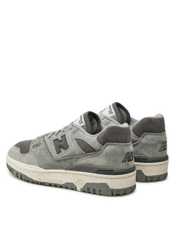 New Balance Sneakersy BBW550RE Szary. Kolor: szary. Materiał: skóra, zamsz
