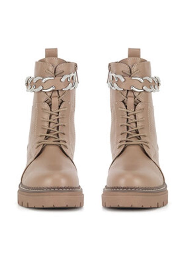 Jenny Fairy Trzewiki WS5579-12 Beżowy. Kolor: beżowy. Materiał: materiał