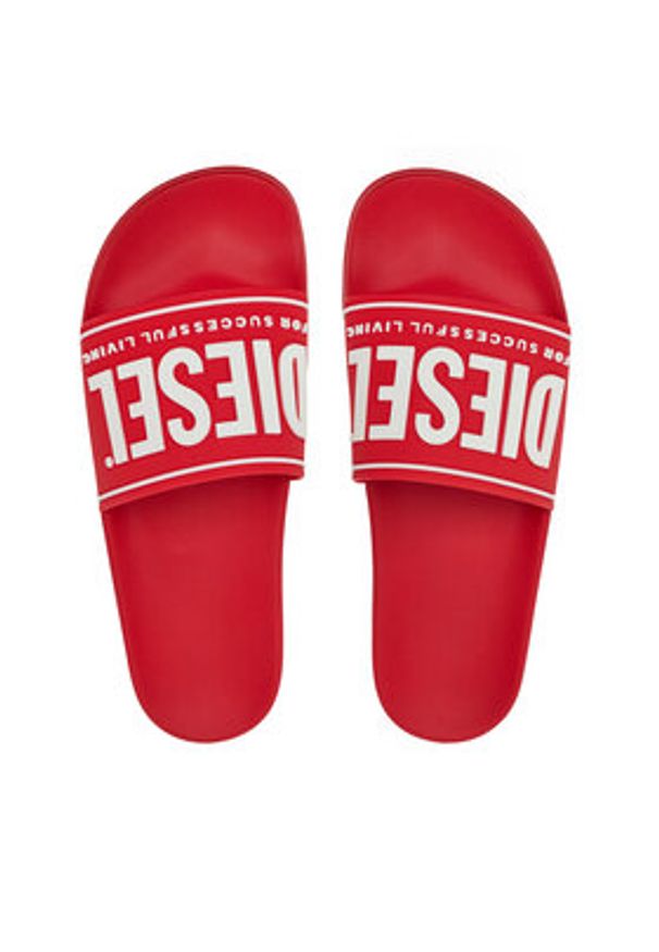 Diesel Klapki Y02801 P4441 H8991 Czerwony. Kolor: czerwony. Materiał: syntetyk