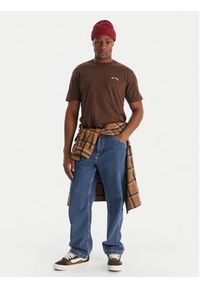 Billabong T-Shirt Arch Crew SS EBYKT00100 Brązowy Regular Fit. Kolor: brązowy. Materiał: bawełna #2