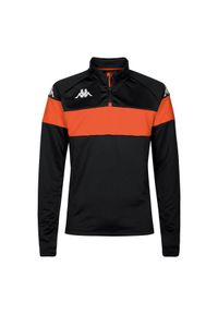 Bluza Kappa Dovare. Kolor: czarny, pomarańczowy, wielokolorowy. Sport: fitness