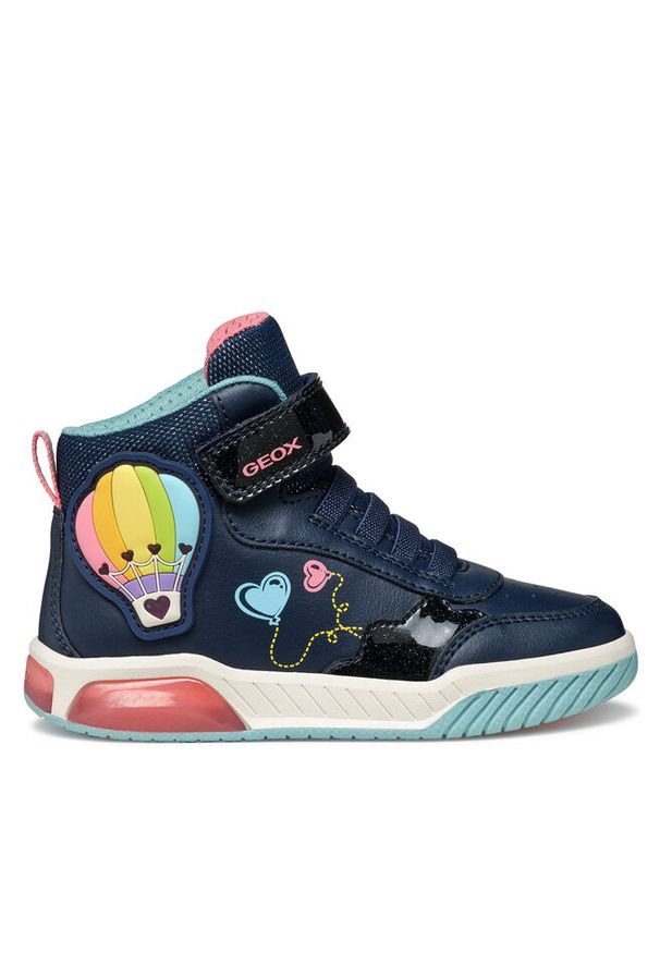 Sneakersy Geox. Kolor: niebieski