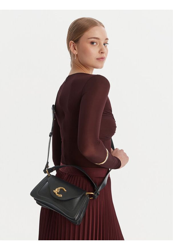 Coccinelle Torebka SSK Coccinelle C-ME Calf E1 SSK 18 04 01 Czarny. Kolor: czarny. Materiał: skórzane