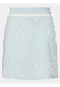 Guess Spódnica mini Cheri V4RD01 KBSL0 Niebieski Regular Fit. Kolor: niebieski. Materiał: syntetyk