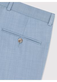 Pako Lorente - PAKO LORENTE – Błękitne męskie spodnie garniturowe. Kolor: niebieski. Materiał: wełna. Styl: elegancki #8