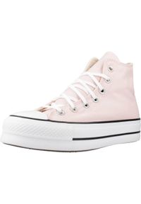 Buty Converse Chuck Taylor All Star Lift Hi różowe. Kolor: różowy. Materiał: tkanina. Obcas: na platformie #1