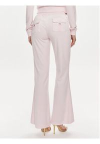 Juicy Couture Spodnie dresowe Heritage Dog JCBBJ223814 Różowy Slim Fit. Kolor: różowy. Materiał: welur, dresówka
