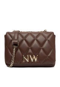 Nine West Torebka CEO-CHARLOTTE-I-S22558 Brązowy. Kolor: brązowy