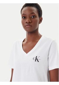Calvin Klein Jeans Komplet 2 t-shirtów LV047C906G Biały Regular Fit. Kolor: biały. Materiał: bawełna