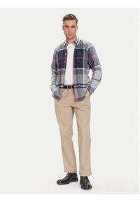 Barbour Koszula Dunoon MSH4980TN21 Szary Regular Fit. Kolor: szary. Materiał: bawełna