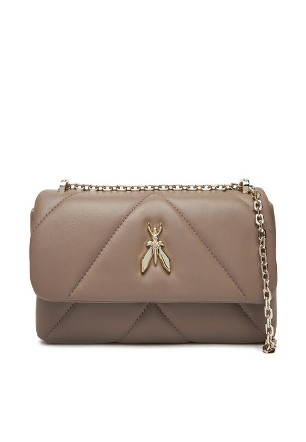 Patrizia Pepe Torebka CB0084/L006-B744 Beżowy. Kolor: beżowy. Materiał: skórzane