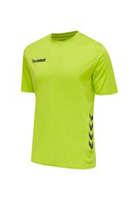 Ustaw Hummel hmlPROMO. Kolor: zielony, niebieski, żółty, wielokolorowy. Długość rękawa: krótki rękaw. Długość: krótkie. Sport: fitness