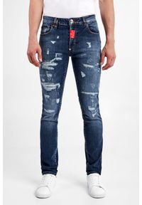 Philipp Plein - Jeansy męskie PHILIPP PLEIN. Wzór: aplikacja