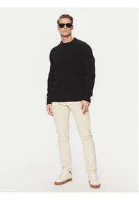 Stone Island Sweter 8115527FA Czarny Regular Fit. Kolor: czarny. Materiał: wełna #4