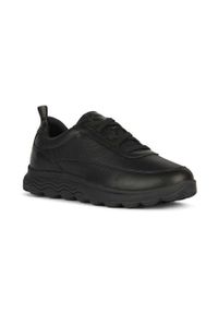 Geox sneakersy skórzane U SPHERICA B kolor czarny U36BYB 00034 C9999. Nosek buta: okrągły. Zapięcie: sznurówki. Kolor: czarny. Materiał: skóra #4