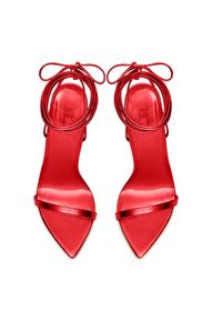 FEMME Los Angeles - FEMME LOS ANGELES - Czerwone sandały na szpilce - EDYCJA LIMITOWANA. Zapięcie: pasek. Kolor: czerwony. Obcas: na szpilce #6