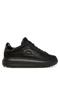 Karl Lagerfeld - KARL LAGERFELD Sneakersy KL67537 Czarny. Kolor: czarny. Materiał: skóra