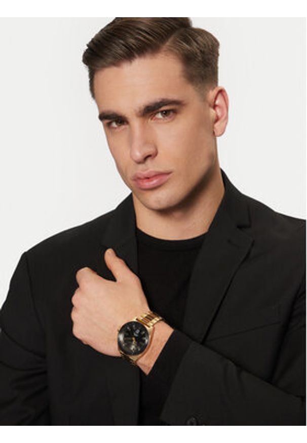 Hugo Zegarek 1530304 Złoty. Kolor: złoty