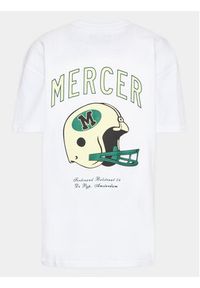 Mercer Amsterdam T-Shirt Unisex The Rugby MEAP231020 Biały Regular Fit. Kolor: biały. Materiał: bawełna #4