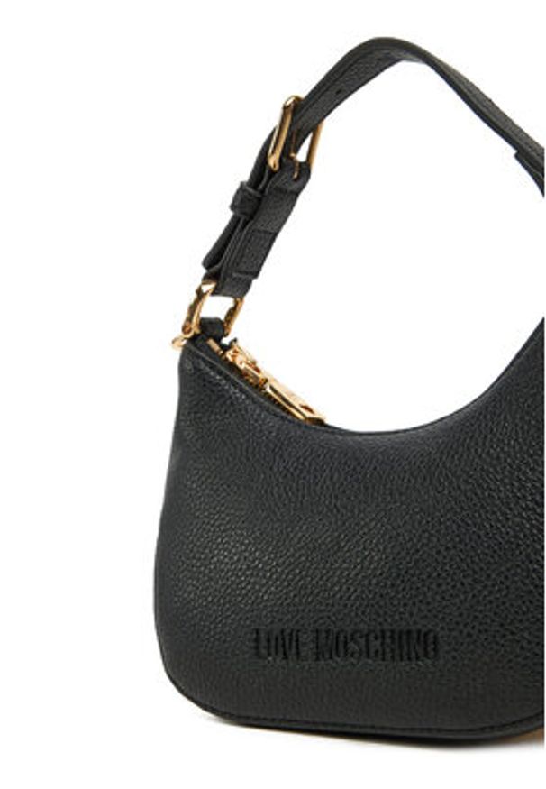 Love Moschino - LOVE MOSCHINO Torebka JC4019PP1MLT0000 Czarny. Kolor: czarny. Materiał: skórzane