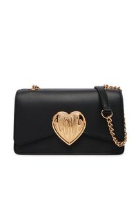 Love Moschino - LOVE MOSCHINO Torebka JC4147PP1OL1600A Czarny. Kolor: czarny. Materiał: skórzane #5