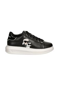 Karl Lagerfeld - KARL LAGERFELD Czarne sneakersy KAPRI Twin NFT Lo Lace. Kolor: czarny #2