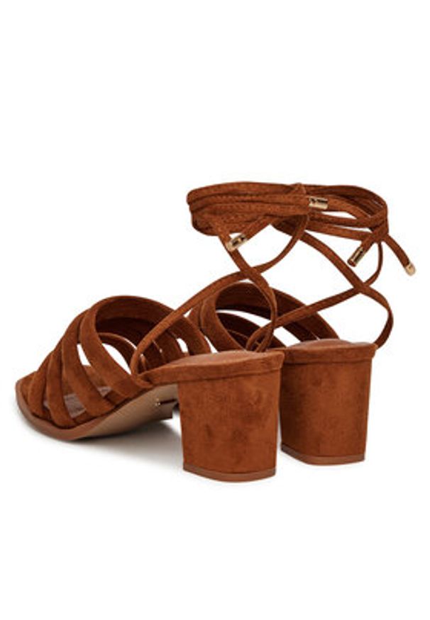 DeeZee Sandały XFV28178-D1 Brązowy. Kolor: brązowy. Materiał: materiał